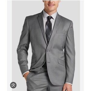 Reaction Kenneth Kole Gray Men's‎ Suit Jacket  Size 44s